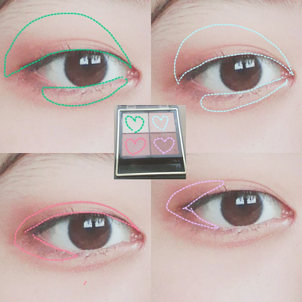 リアルクローズシャドウ/excel/アイシャドウパレットを使ったクチコミ(3枚目)