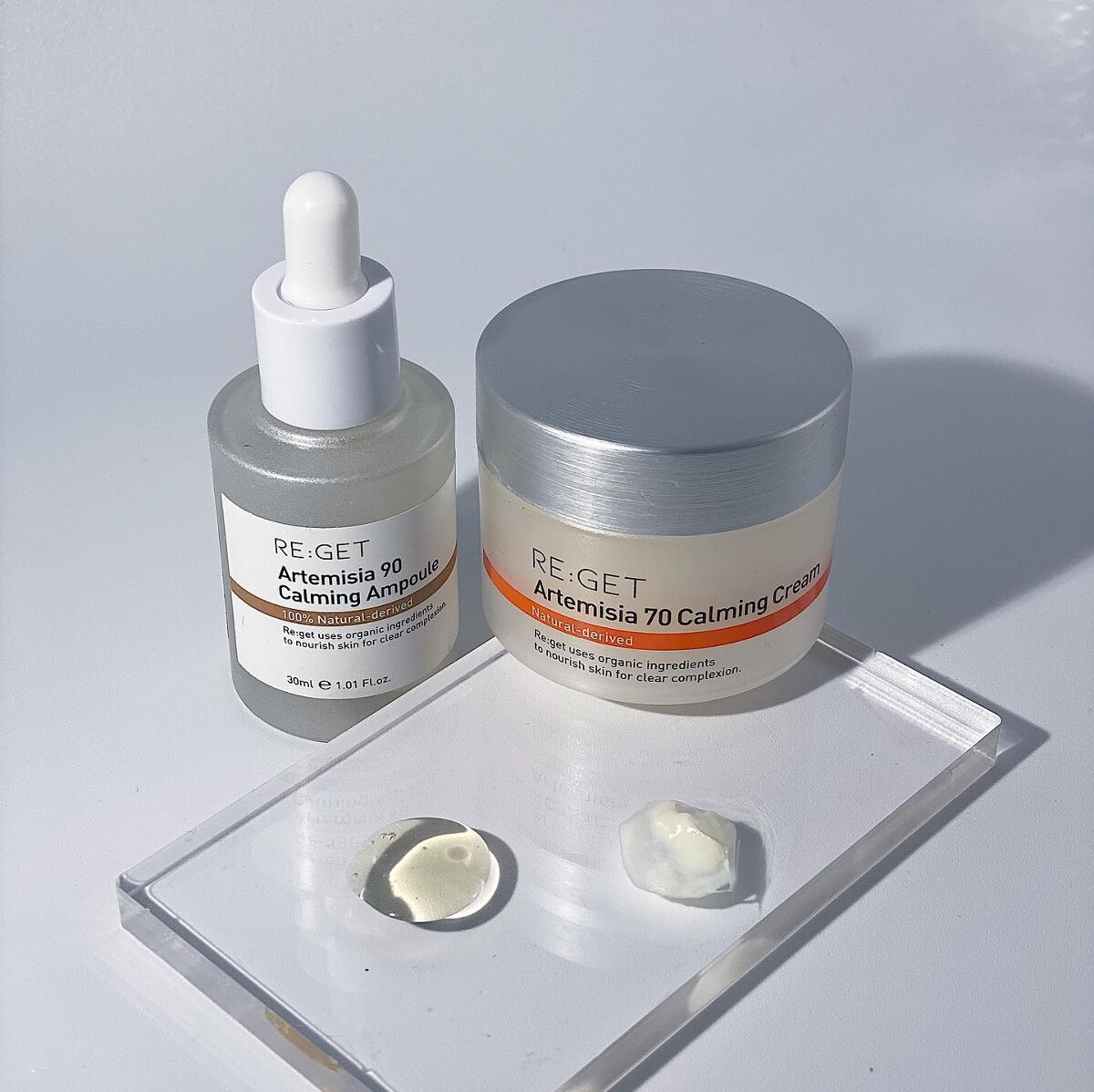 カワラヨモギ90カーミングアンプル/RE:GET/美容液を使ったクチコミ(4枚目)