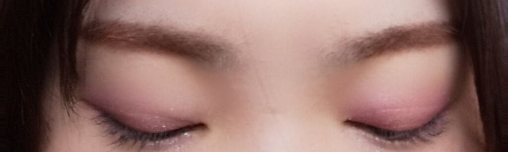 WHY NOT SPINNS 3色アイシャドウ ピンク/DAISO/アイシャドウパレットを使ったクチコミ（1枚目）