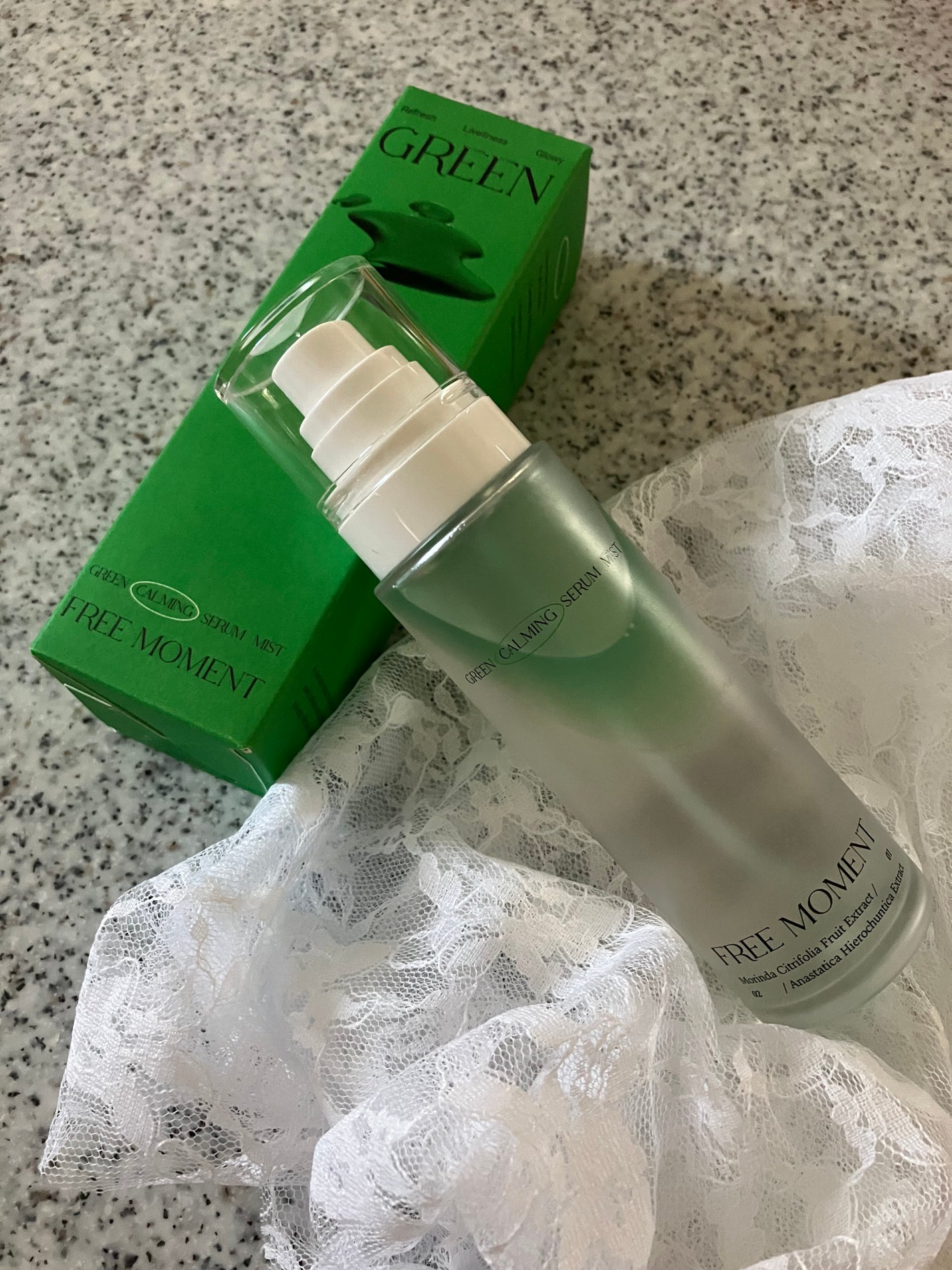 グリーンカーミングセラムミスト/Free Moment /ミスト状化粧水を使ったクチコミ(1枚目)