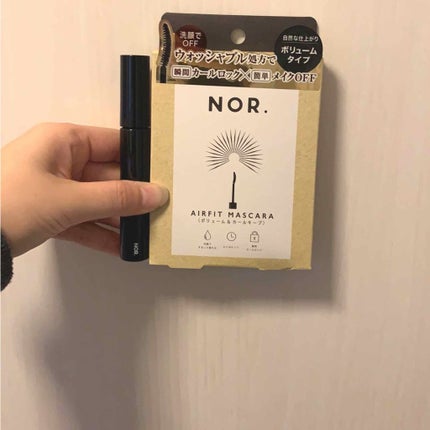 NOR.(ノール) AIRFIT MASCARA/NOR./マスカラを使ったクチコミ(1枚目)