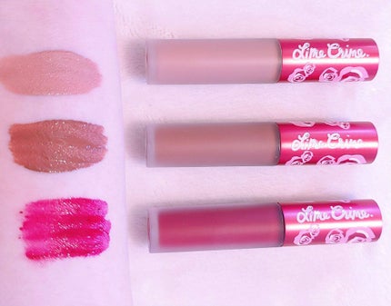 Matte Velvetines/Lime Crime(海外)/口紅を使ったクチコミ(3枚目)