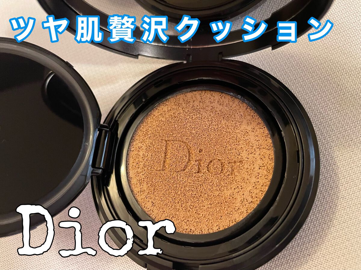 Dior ディオールスキン フォーエヴァー グロウ クッションのクチコミ「Dior
ディオールスキン フォーエヴァー グロウ クッション

ツヤ肌贅沢クッション

今日.....」（1枚目）