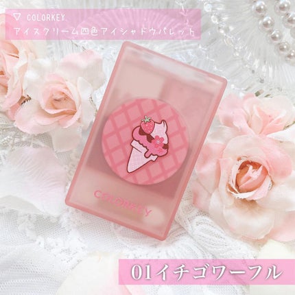 四色アイシャドウパレット/COLORKEY/アイシャドウパレットを使ったクチコミ(2枚目)