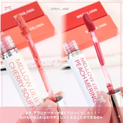 メロウデューイリップブラー/SISTER ANN/口紅を使ったクチコミ(4枚目)