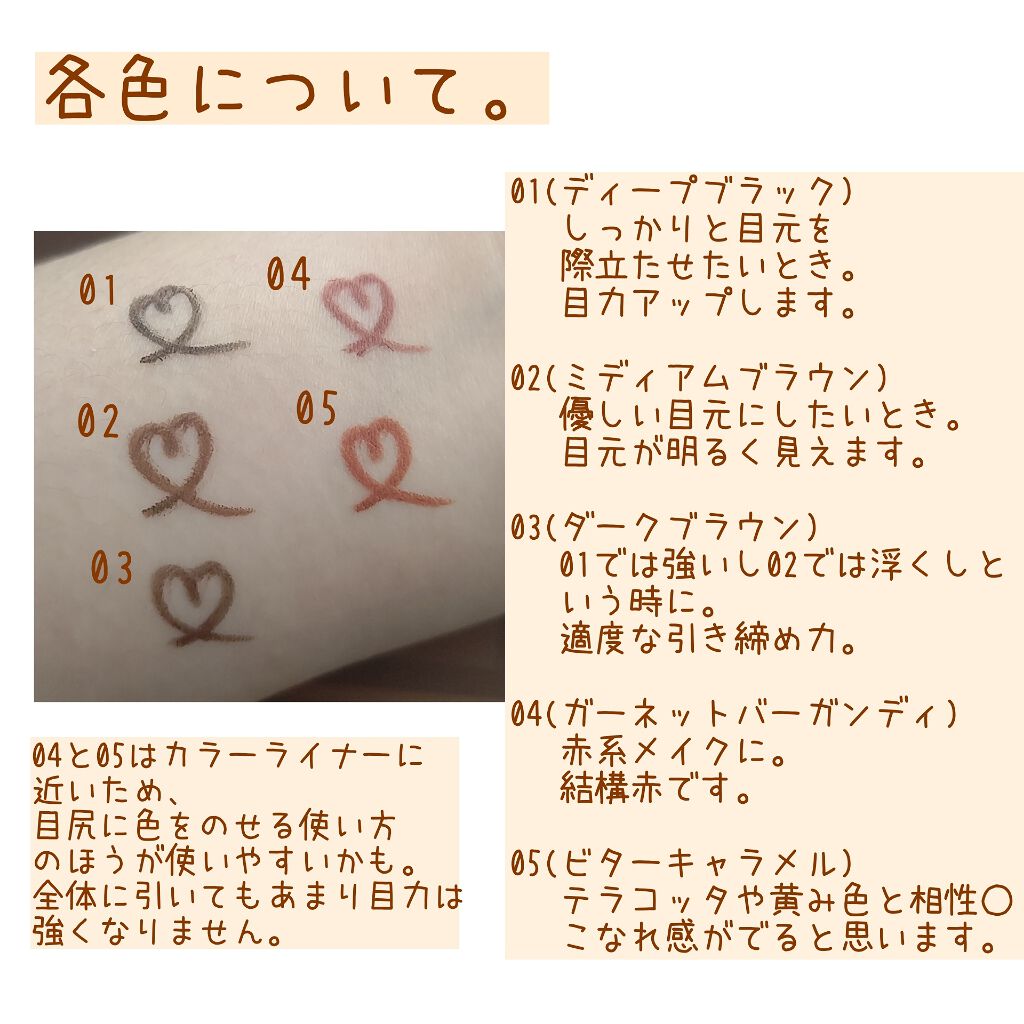 クリーミータッチライナー/キャンメイク/ジェルアイライナーを使ったクチコミ（3枚目）