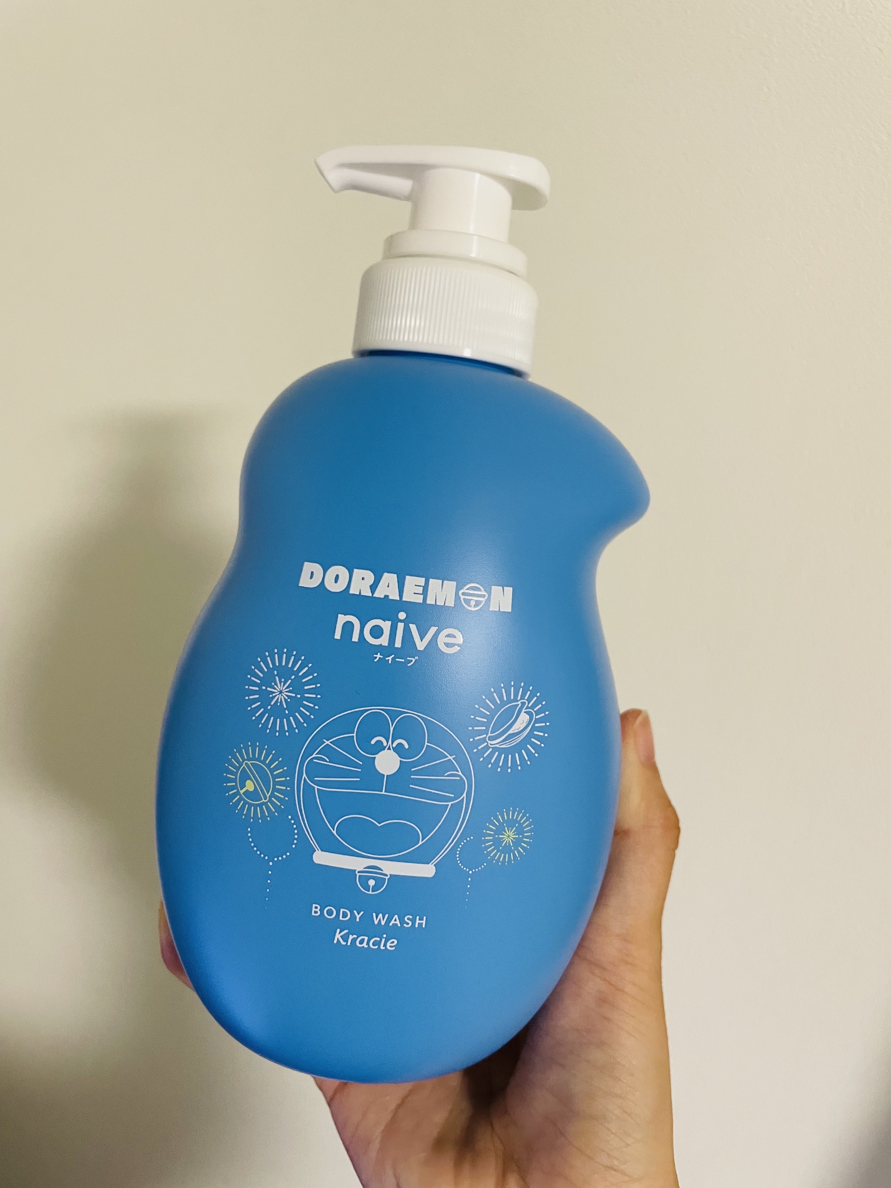 ボディソープ(桃の葉エキス配合) ドラえもんデザインポンプ（530ml）/ナイーブ/ボディソープを使ったクチコミ（1枚目）