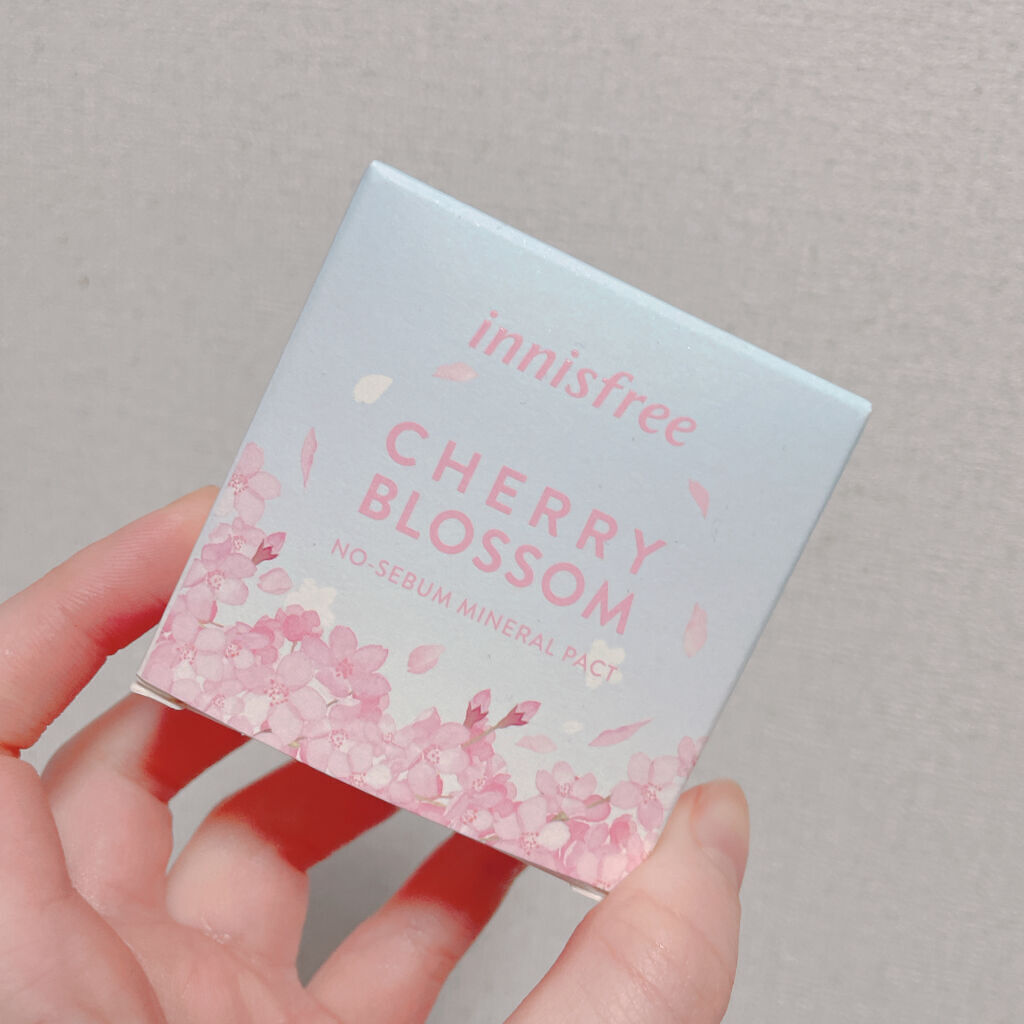 ノーセバム　ミネラルパクト　S 2022年限定パッケージ/innisfree/プレストパウダーを使ったクチコミ（1枚目）