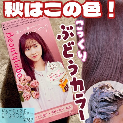 ホイップヘアカラー/ビューティラボ/ヘアカラーを使ったクチコミ(1枚目)