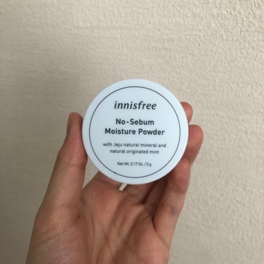 ノーセバム モイスチャーパウダー/innisfree/プレストパウダーを使ったクチコミ（1枚目）