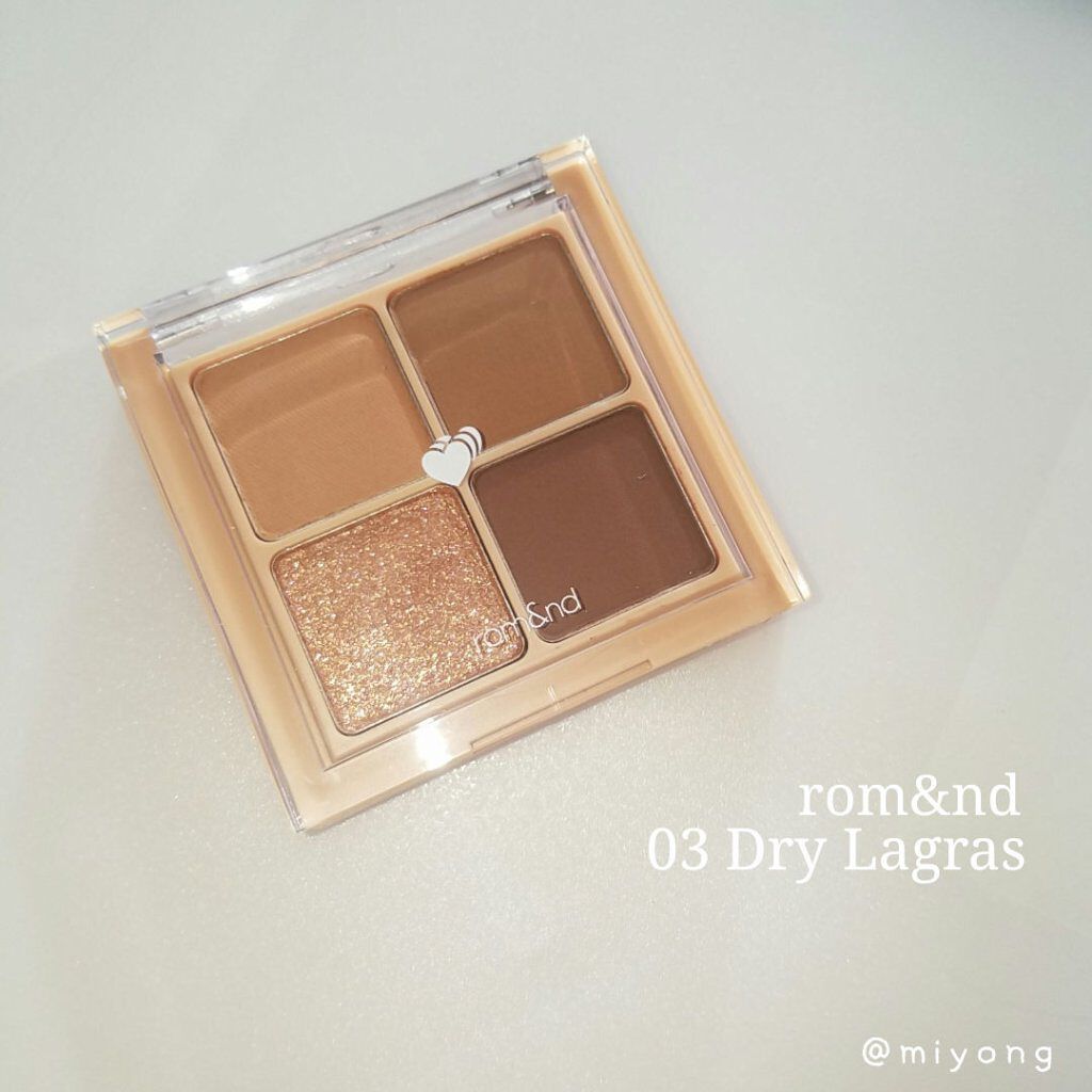 ベターザンアイズ/rom&nd/アイシャドウパレットを使ったクチコミ(8枚目)