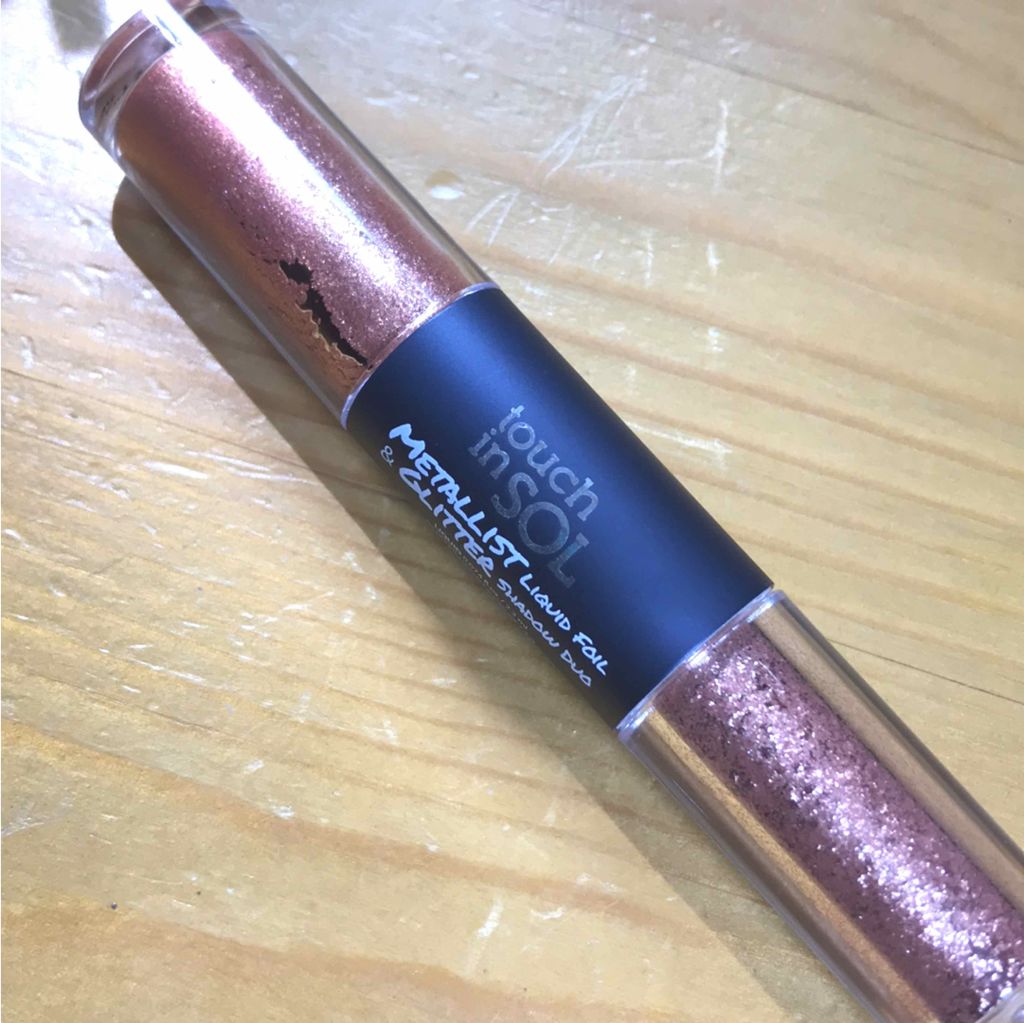 タッチインソル METALLISTグリッターシャドウデュオ/touch in SOL /グリッターを使ったクチコミ(1枚目)