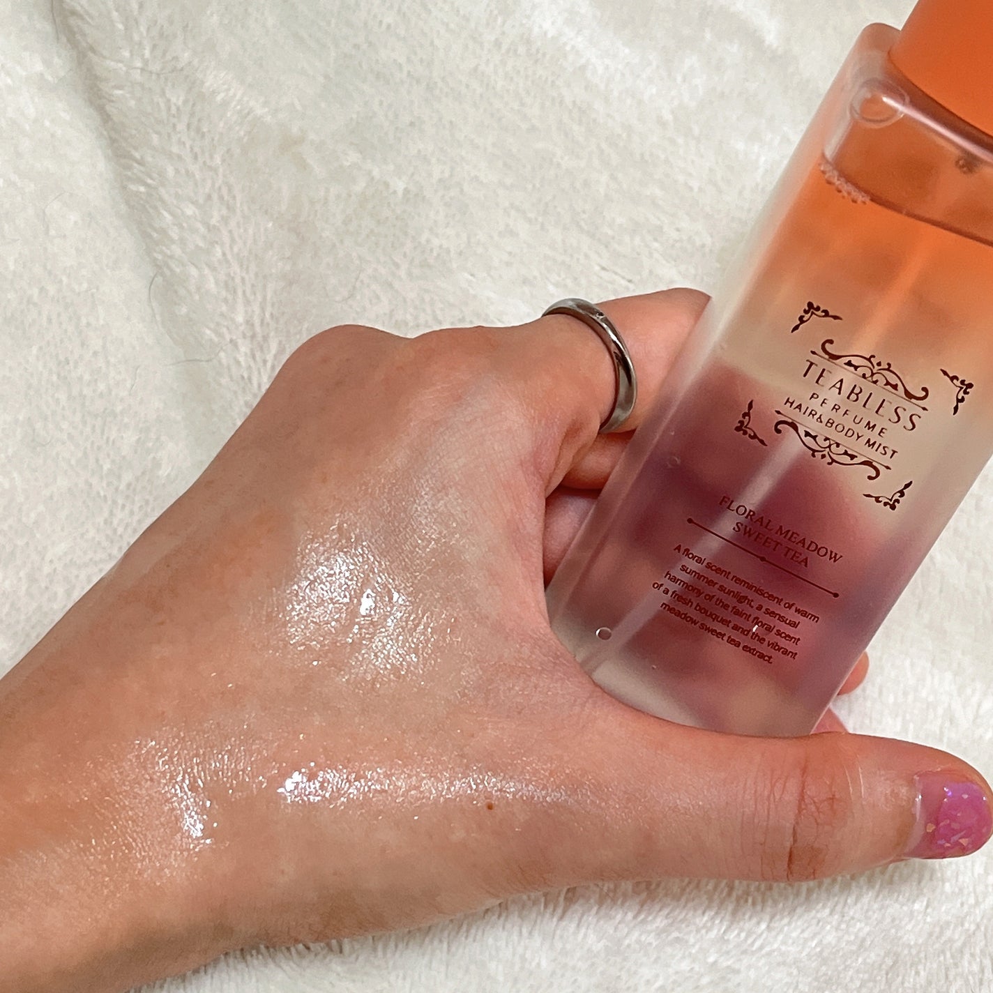 パヒュームヘア&ボディミスト フローラルメドウスウィートティー/TEABLESS/ヘアミストを使ったクチコミ(1枚目)