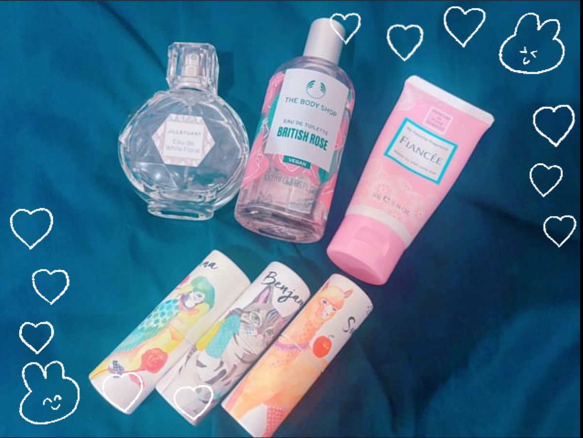 THE BODY SHOP  オードトワレ ブリティッシュローズのクチコミ「香りもの𓂃 𓈒𓏸◌‬

ジルのお花の➕THE BODYSHOPのブリティッシュローズ
今は香水.....」（2枚目）