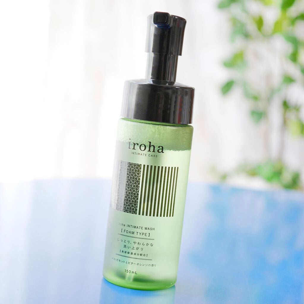 イロハ インティメートウォッシュ フォームタイプ ベルガモットとビターオレンジの香り/iroha INTIMATE CARE/デリケートゾーンケアを使ったクチコミ(1枚目)