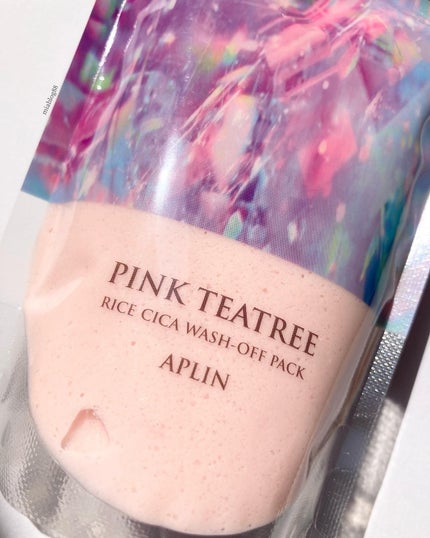ピンクティーツリーライスシカウォッシュオフパック/APLIN/洗い流すパック・マスクを使ったクチコミ(3枚目)