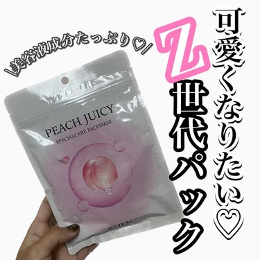 PEACH JUICY スペシャルケアフェイスマスク/POILN/シートマスク・パックを使ったクチコミ（1枚目）