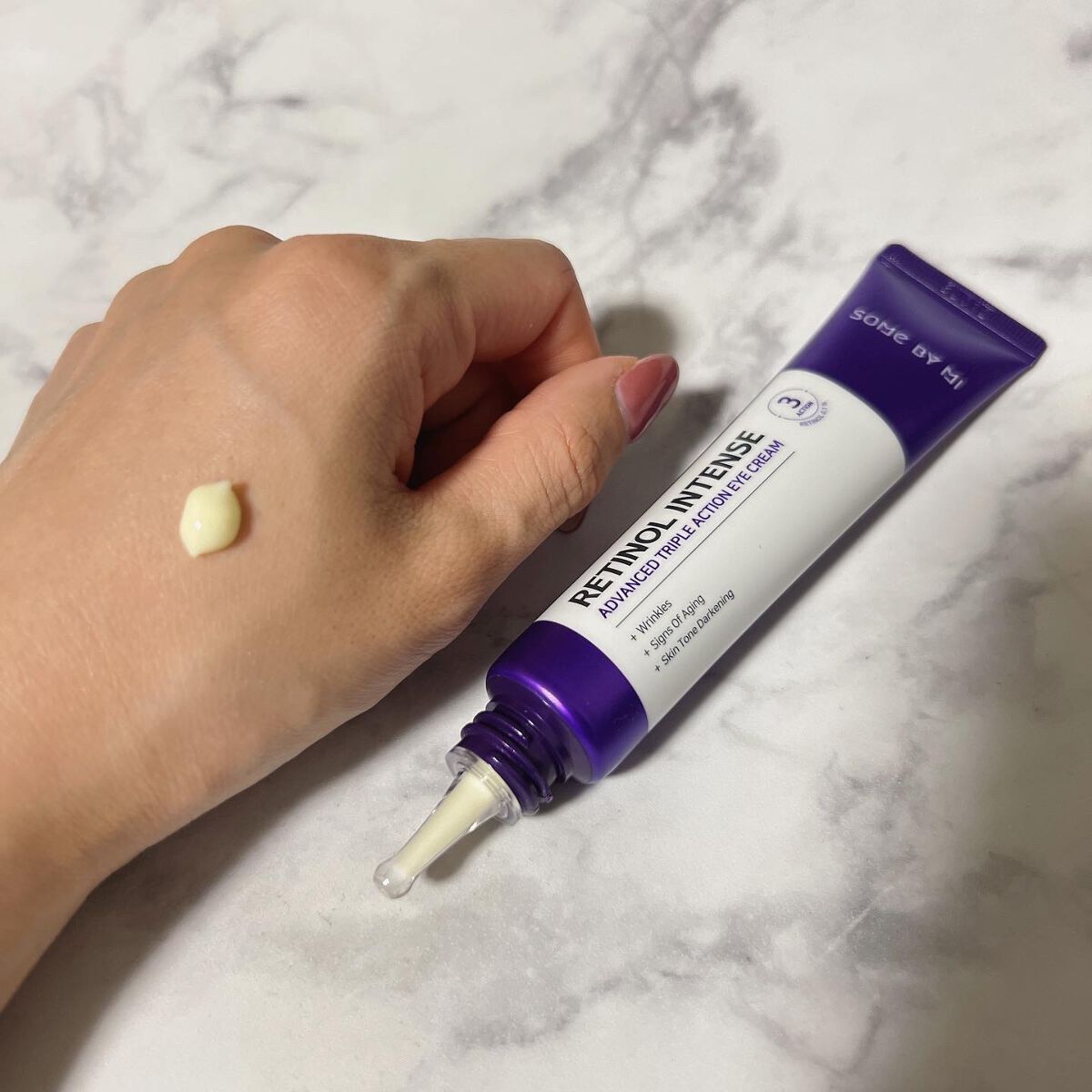 レチノールインテンシブ アドバンスドトリプルアクションアイクリーム/SOME BY MI/アイケア・アイクリームを使ったクチコミ（3枚目）