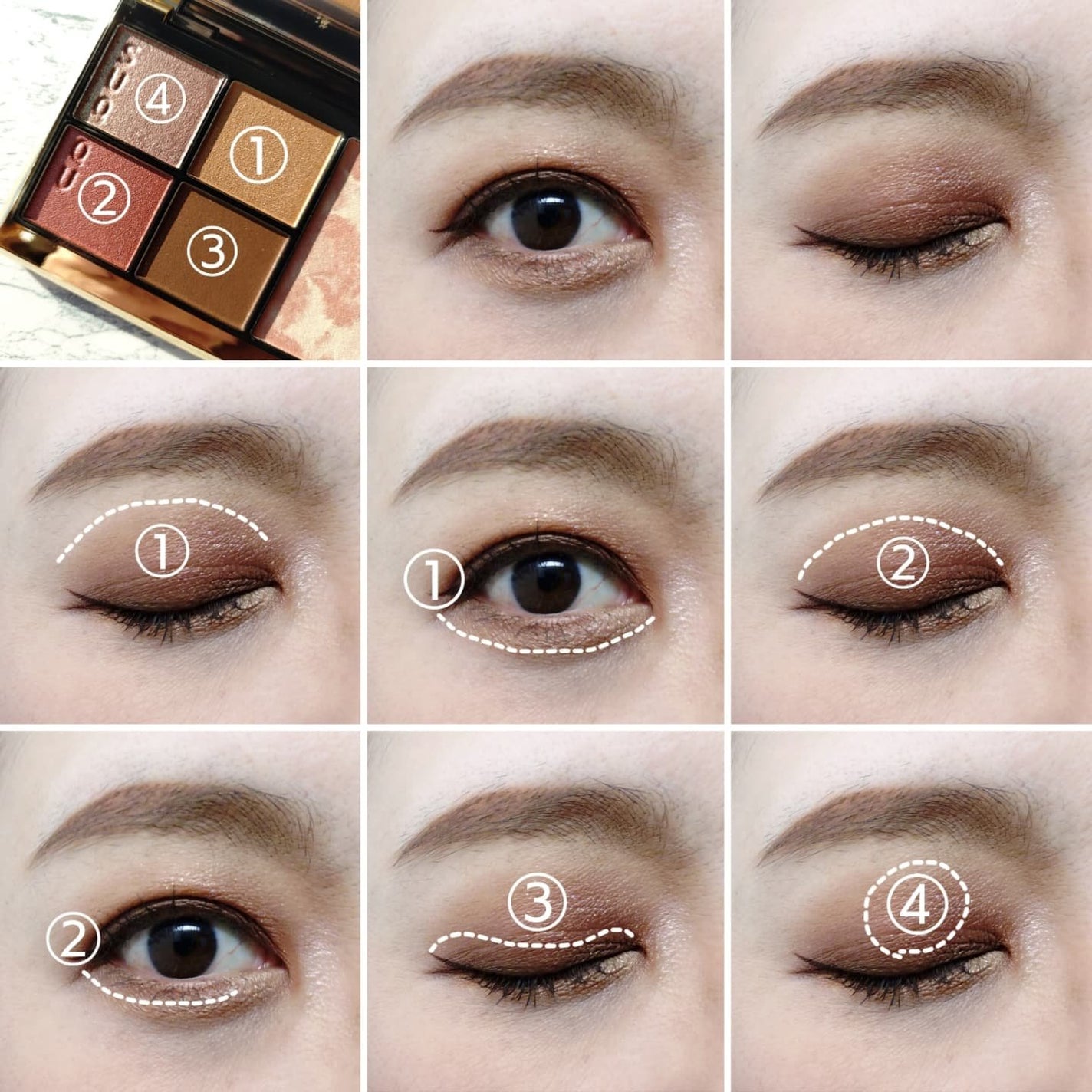 SUQQU アイ&フェイス コンパクト/SUQQU/アイシャドウパレットを使ったクチコミ(4枚目)