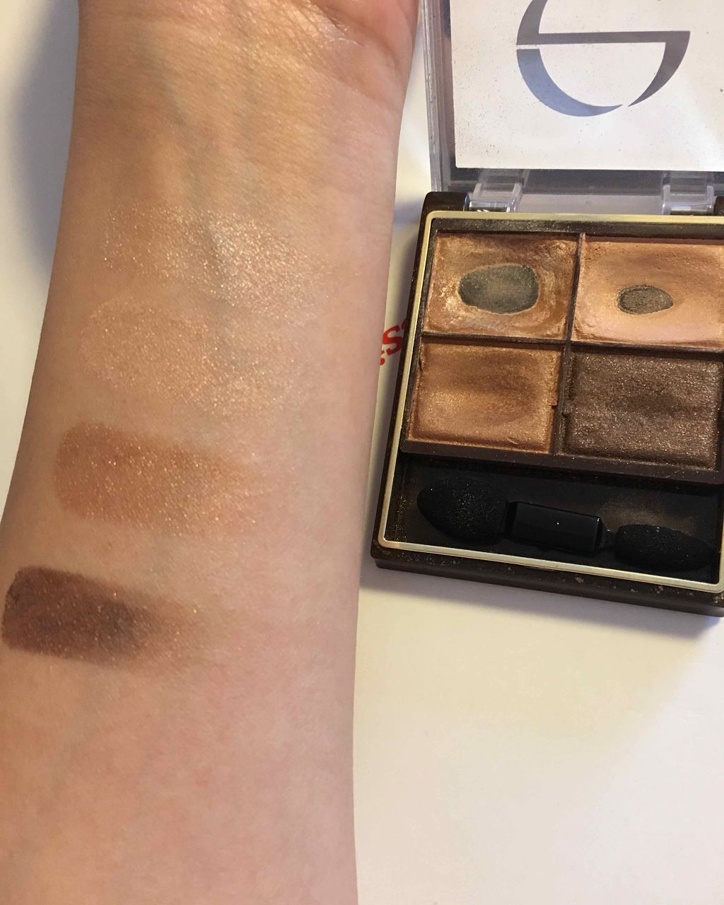 スキニーリッチシャドウ/excel/アイシャドウパレットを使ったクチコミ(2枚目)