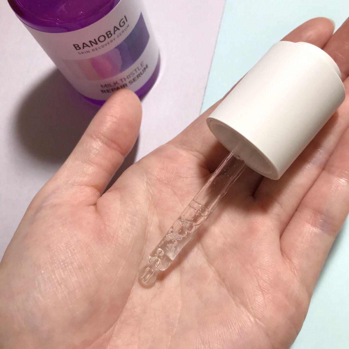 ミルクシスル リペアセラム/BANOBAGI/美容液を使ったクチコミ（2枚目）