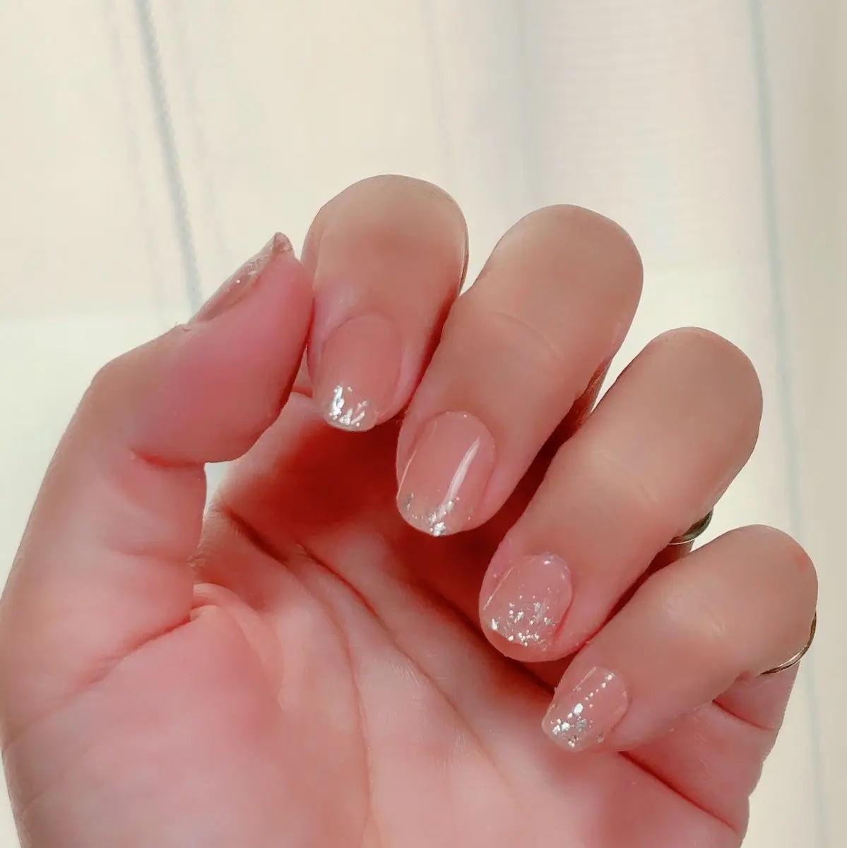 シンデレラネイル（切らなくていいジェルネイルシール）/mmme/ネイルシールを使ったクチコミ（1枚目）