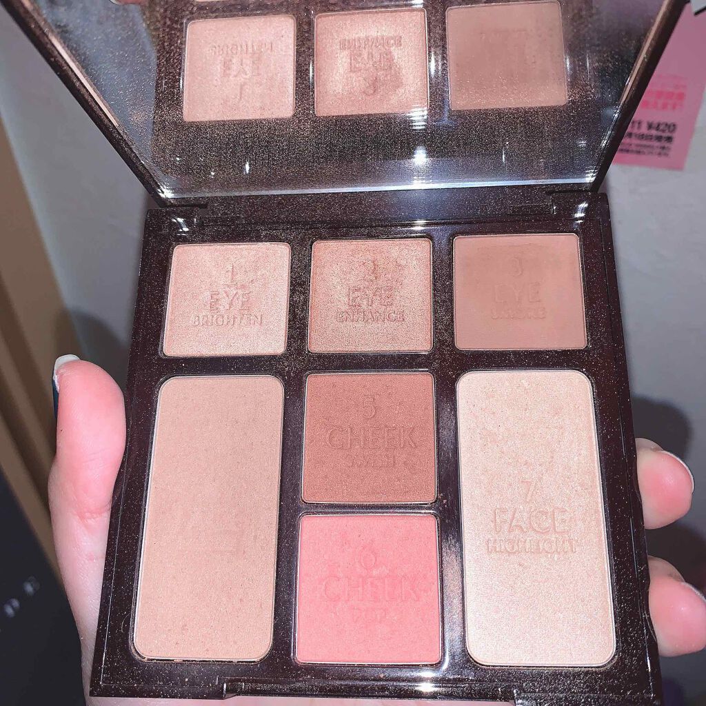 パレットのインスタント ルック ゴージャス グロウ コンプリート フェイス パレット/Charlotte Tilbury/マルチパレットを使ったクチコミ（2枚目）