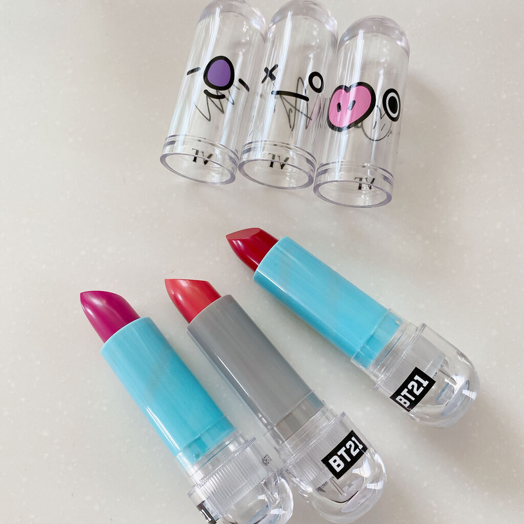 BT21 × VT Cosmetic リッピースティック スペシャル/VT/口紅を使ったクチコミ（3枚目）