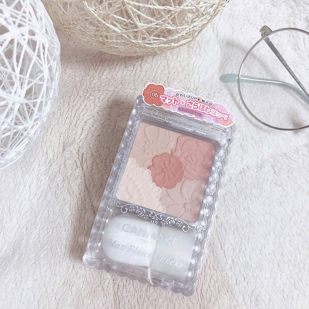 マットフルールチークス/キャンメイク/パウダーチークを使ったクチコミ（2枚目）