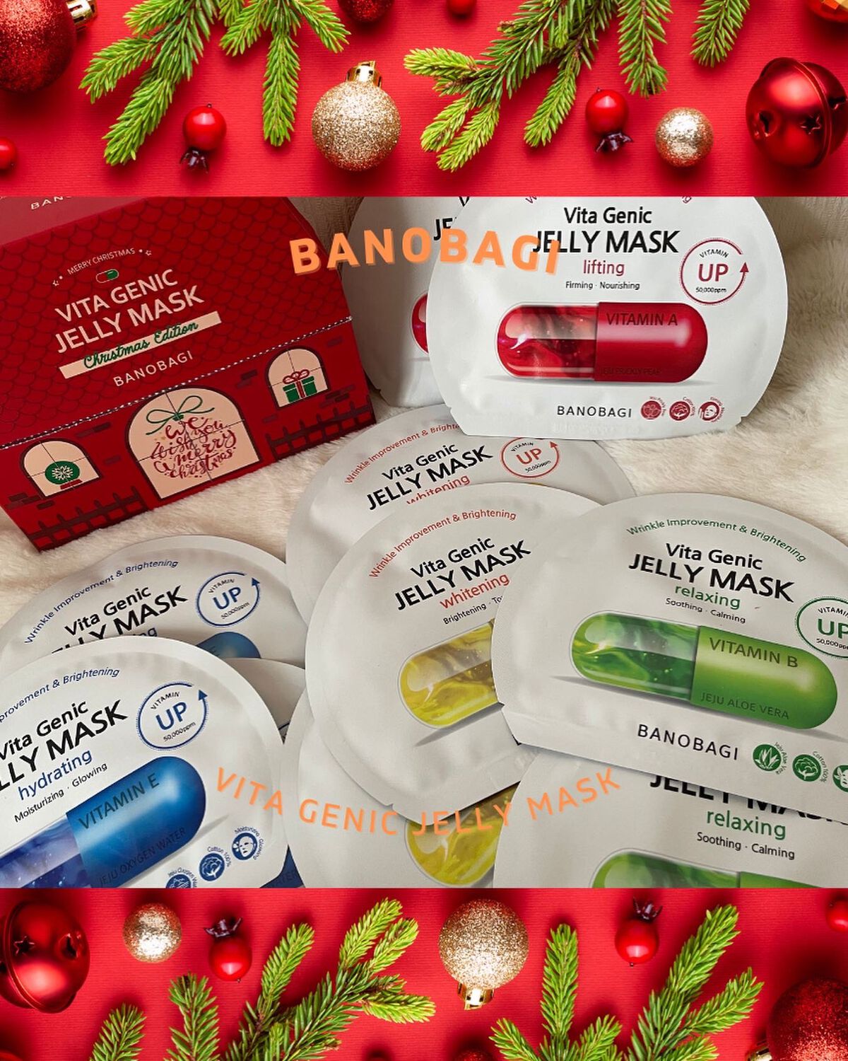 ビタ ジェニックゼリーマスク/BANOBAGI/シートマスク・パックを使ったクチコミ（1枚目）