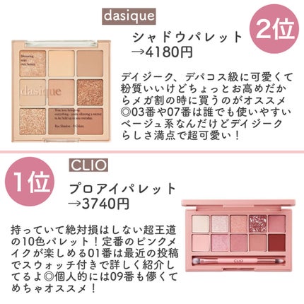プロ アイ パレット/CLIO/アイシャドウパレットを使ったクチコミ(6枚目)
