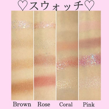 TWINKLE POP Pearl Flex Glitter Eye Palette/CLIO/アイシャドウパレットを使ったクチコミ（3枚目）