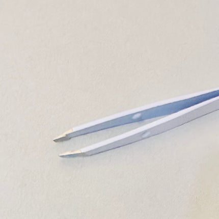 がっちりキャッチ毛抜き(ニュアンスブルー)/貝印/毛抜きを使ったクチコミ(4枚目)