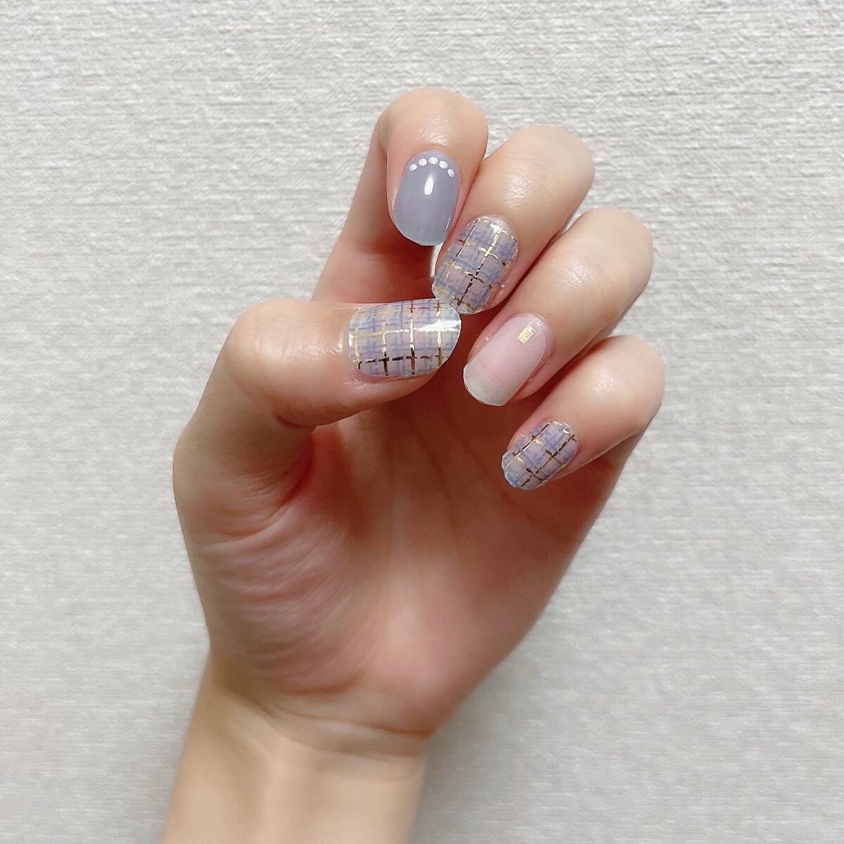 ジェルネイルシール/DAISO/ネイルシールを使ったクチコミ（2枚目）