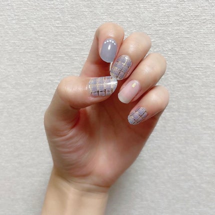 ジェルネイルシール/DAISO/ネイルシールを使ったクチコミ(2枚目)