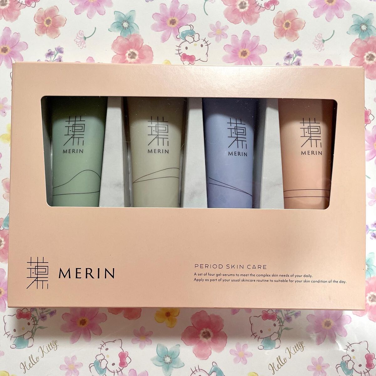 ピリオドスキンケア 美容ジェルクリーム マンスリーセット /MERIN/スキンケアキットを使ったクチコミ(1枚目)