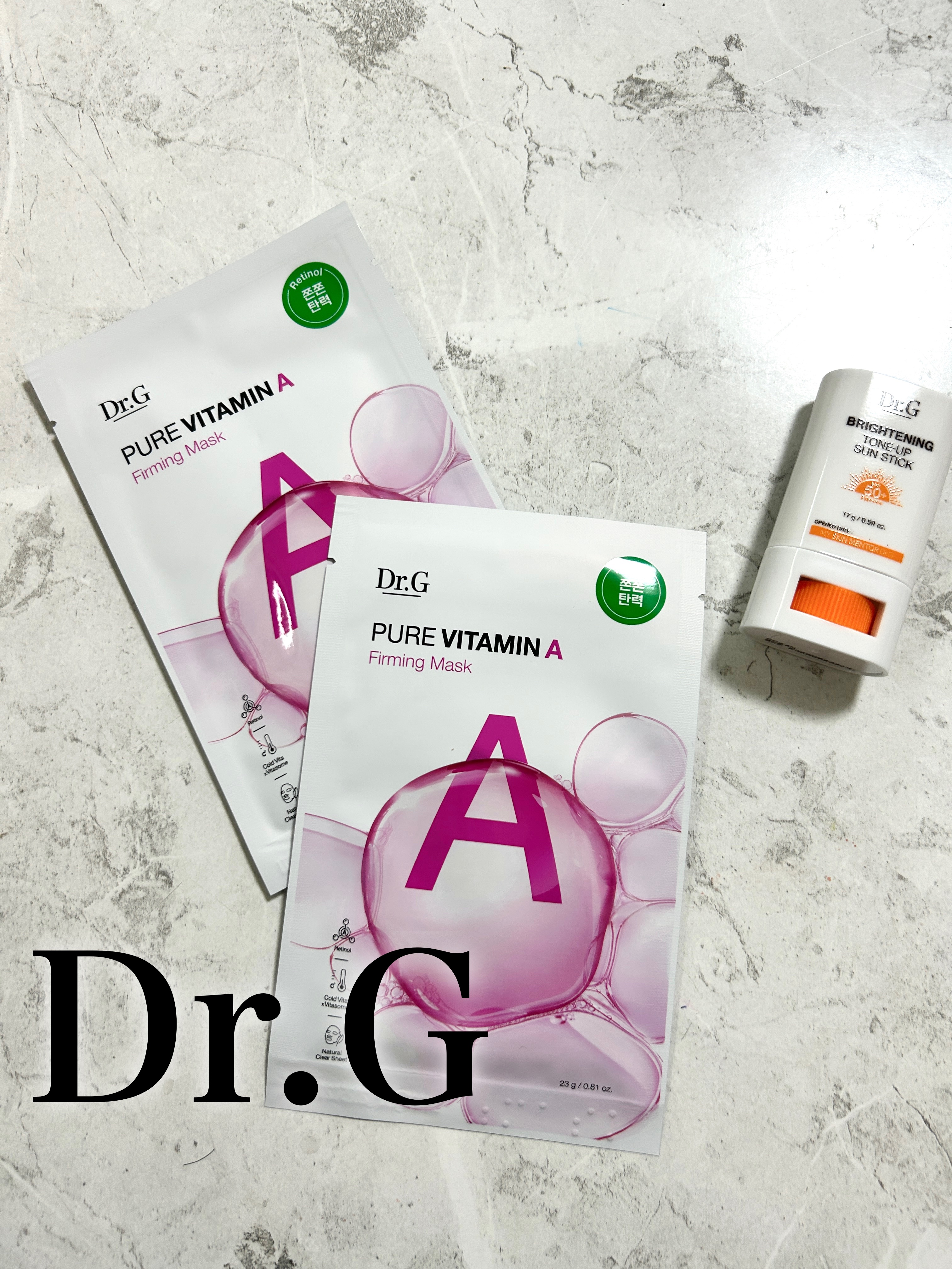 ブライトニングアップサンスティック SPF50+ PA++++/Dr.G/日焼け止めスティックを使ったクチコミ（1枚目）