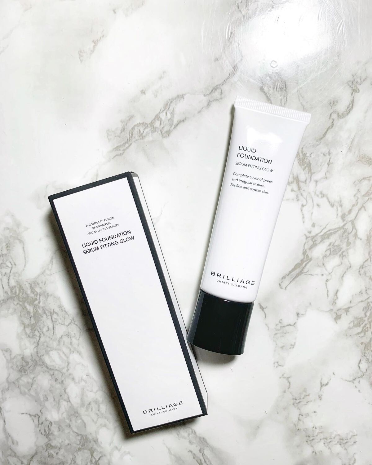 リキッドファンデーション セラム フィッティング グロウ/ブリリアージュ/リキッドファンデーションを使ったクチコミ（1枚目）