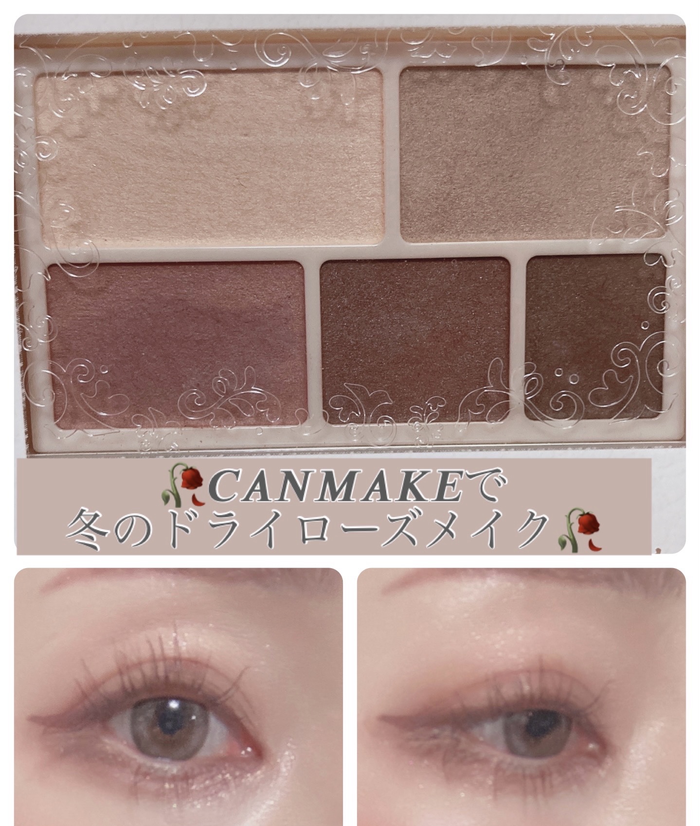 パーフェクトマルチアイズ/キャンメイク/アイシャドウパレットを使ったクチコミ（1枚目）