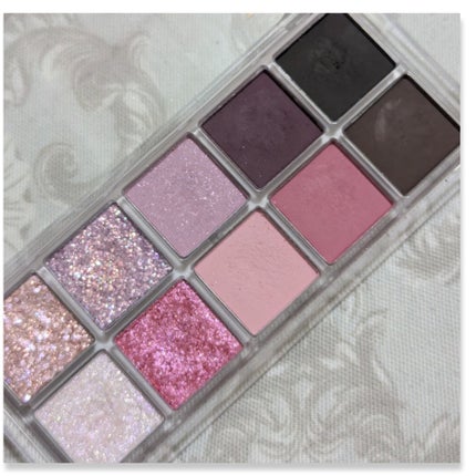 シーズナルブレンディングアイシャドウパレット/Peach C/アイシャドウパレットを使ったクチコミ(4枚目)