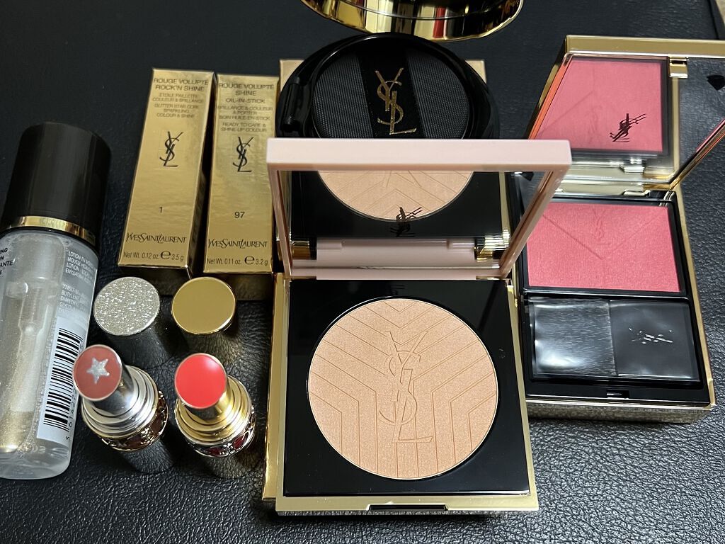 ルージュ ヴォリュプテ ロックシャイン N°1 ヌード ソロ/YVES SAINT LAURENT BEAUTE/口紅を使ったクチコミ（2枚目）