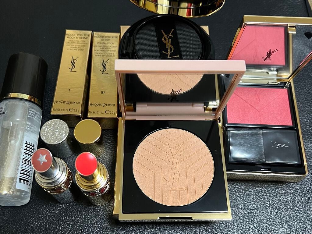 ルージュ ヴォリュプテ シャイン/YVES SAINT LAURENT BEAUTE/口紅を使ったクチコミ(2枚目)