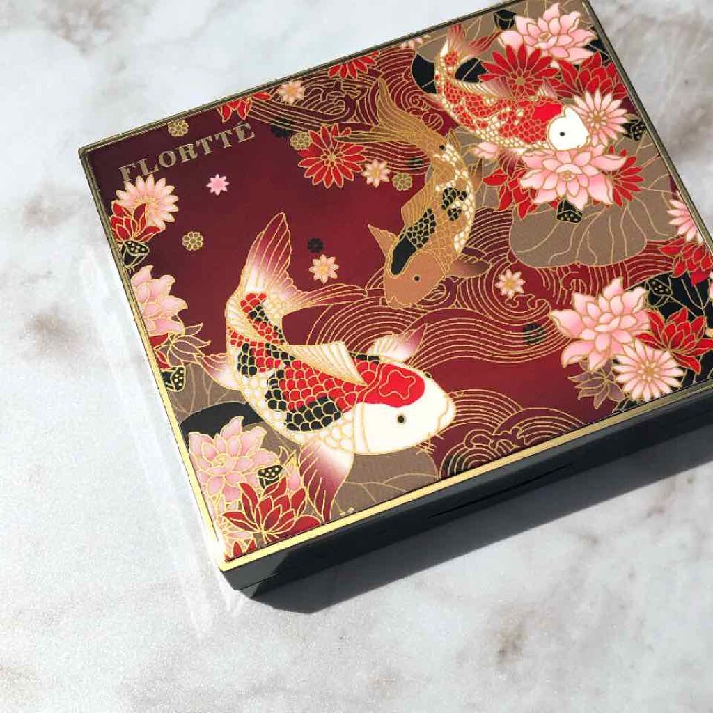 韶華似錦(錦鯉)/FLORTTE/アイシャドウパレットを使ったクチコミ(5枚目)