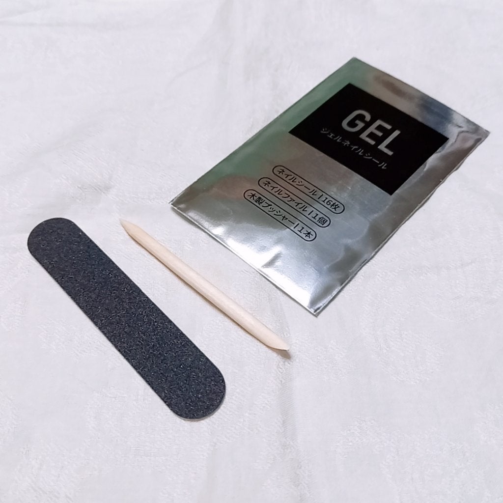 ジェルネイルシール(フット)/DAISO/ネイルシールを使ったクチコミ(4枚目)