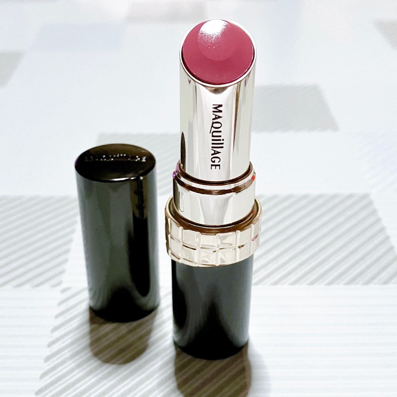 ドラマティックエッセンスルージュ RS301/マキアージュ/口紅を使ったクチコミ（3枚目）