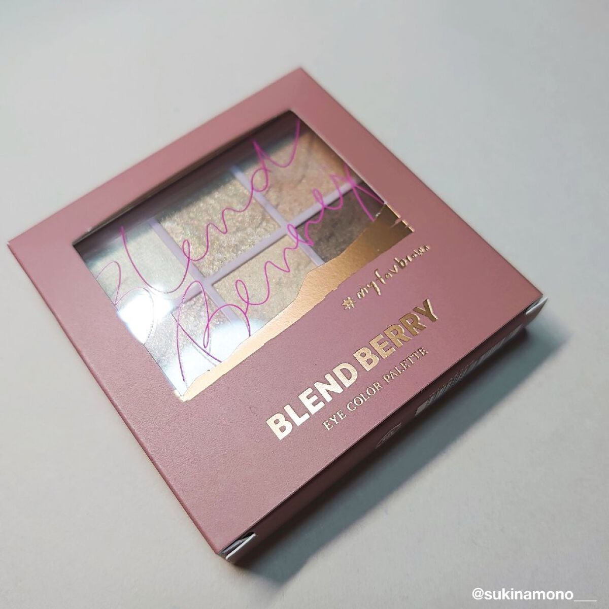 オーラクリエイション/BLEND BERRY/アイシャドウパレットを使ったクチコミ(3枚目)