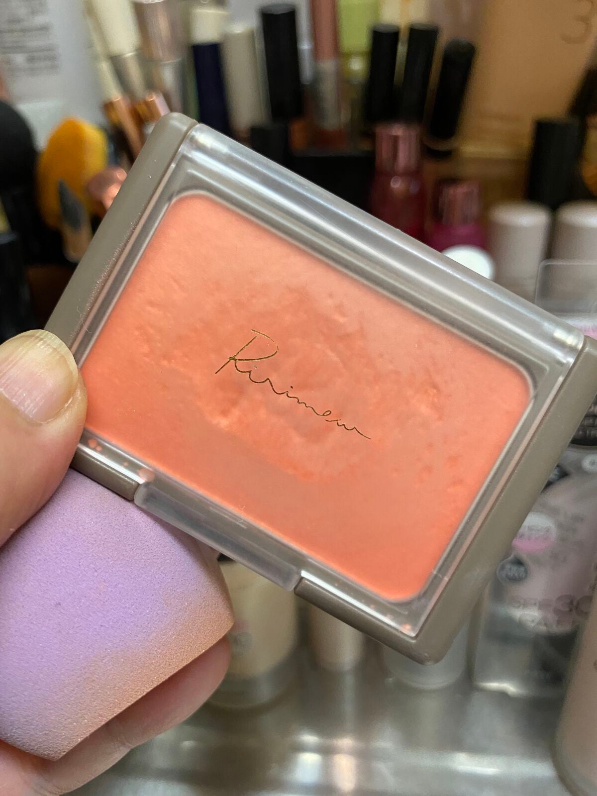 ヴェールグロウチーク/Ririmew/パウダーチークを使ったクチコミ(1枚目)