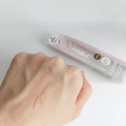 ウォータープルーフ アイブロウ(超極細芯)/FASIO/アイブロウペンシルを使ったクチコミ(4枚目)