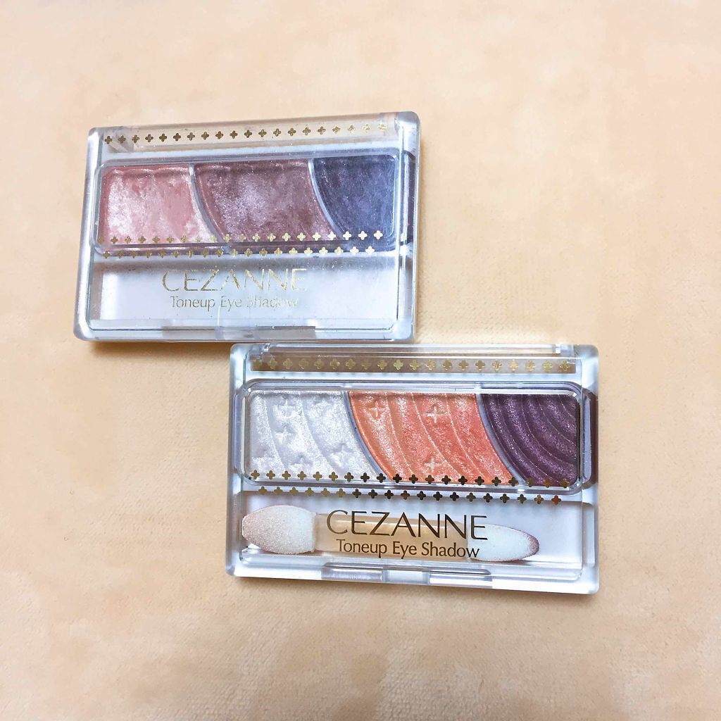 トーンアップアイシャドウ/CEZANNE/アイシャドウパレットを使ったクチコミ(1枚目)