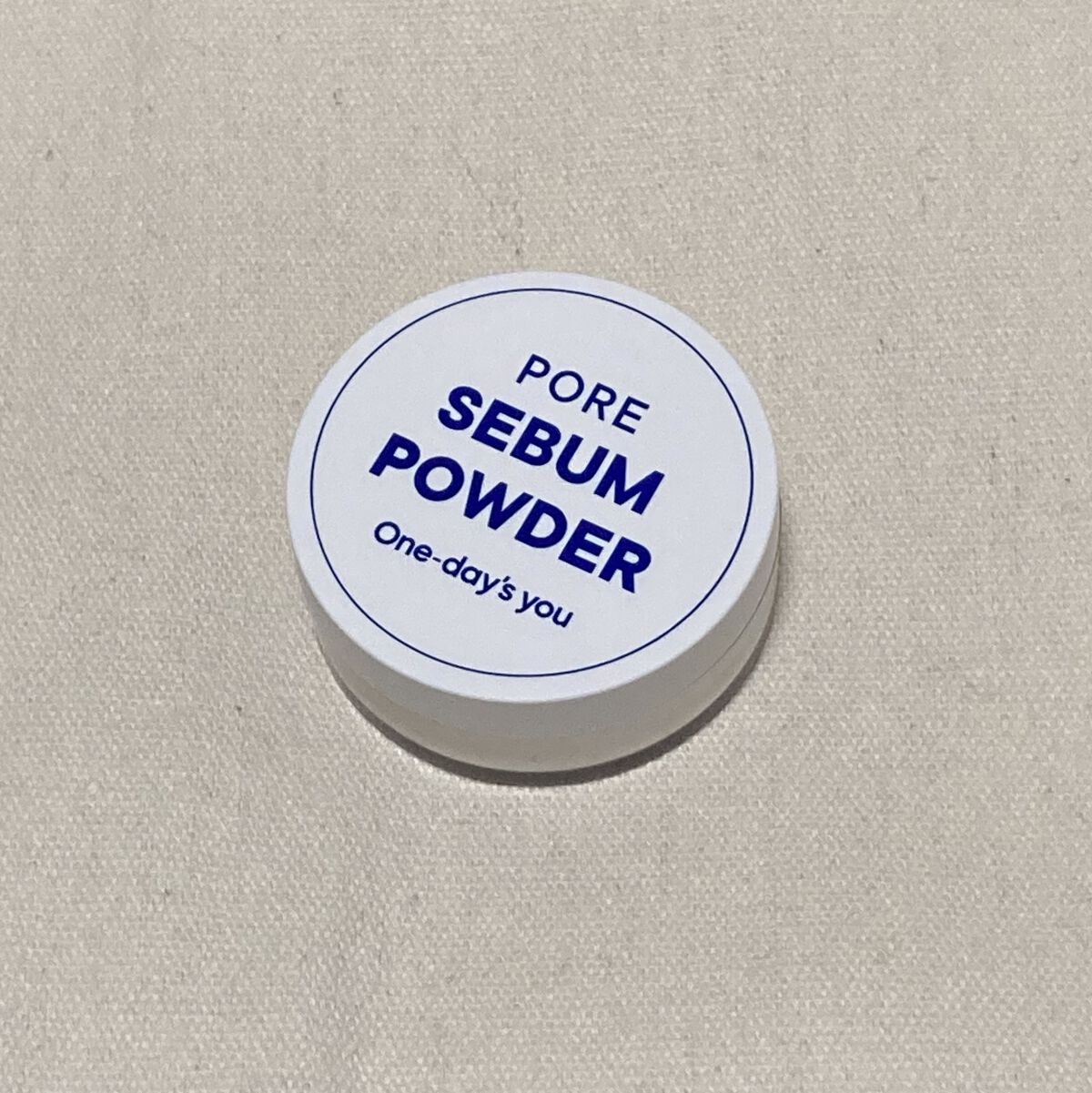 ポアセバムパウダー/One-day's you/ルースパウダーを使ったクチコミ（1枚目）